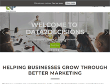Tablet Screenshot of data2decisions.com